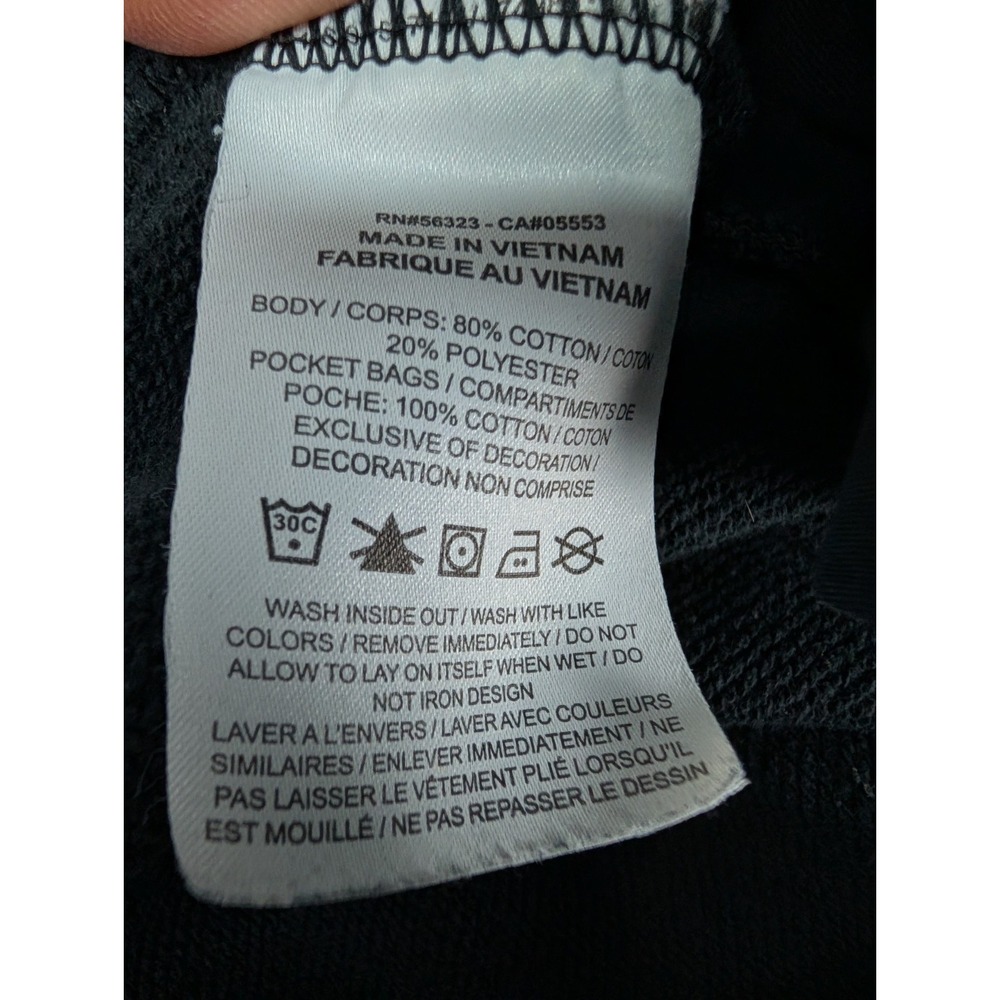 Nike Sportswear Jogger Pants Men's L Black Sweatpants Drawstring Swoosh‎ - Picture 7 of 7